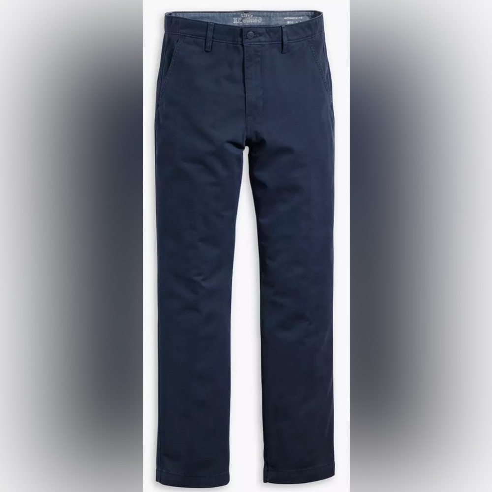 NWT 38x30 Levi’s XX Chino Authentic Straight Fit Men’s Pants in Navy Blazer